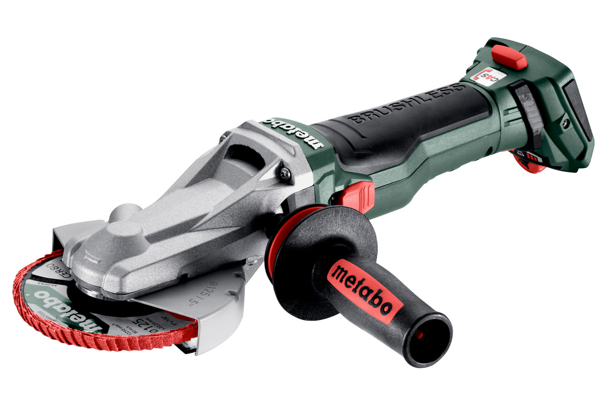 Metabo Akku-Flachkopf-Winkelschleifer WVBF 18 LTX BL 15-125 Quick