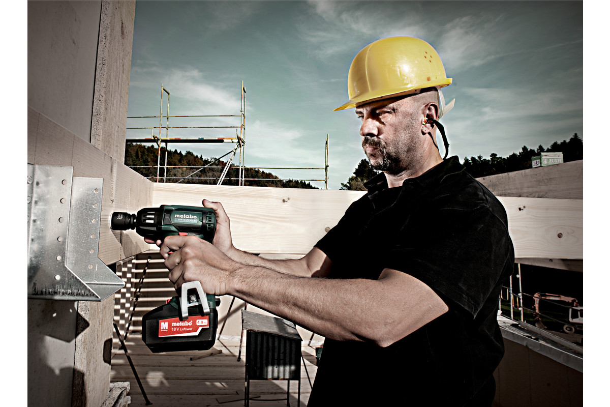 Metabo Akku-Schlagschrauber SSW 18 LTX 400 BL (2× 4,0 Ah)