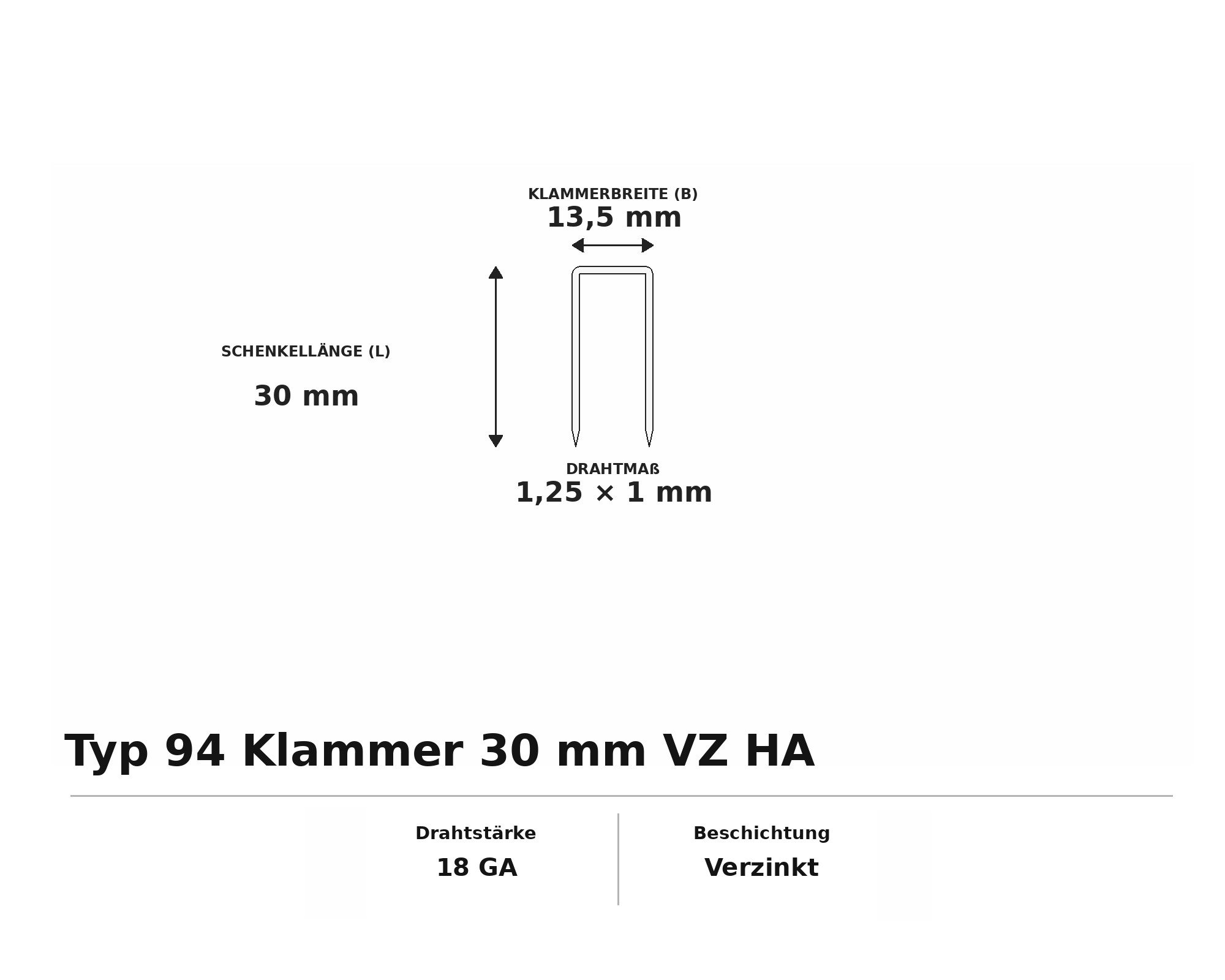 Typ 94 Klammer 30 mm VZ HA