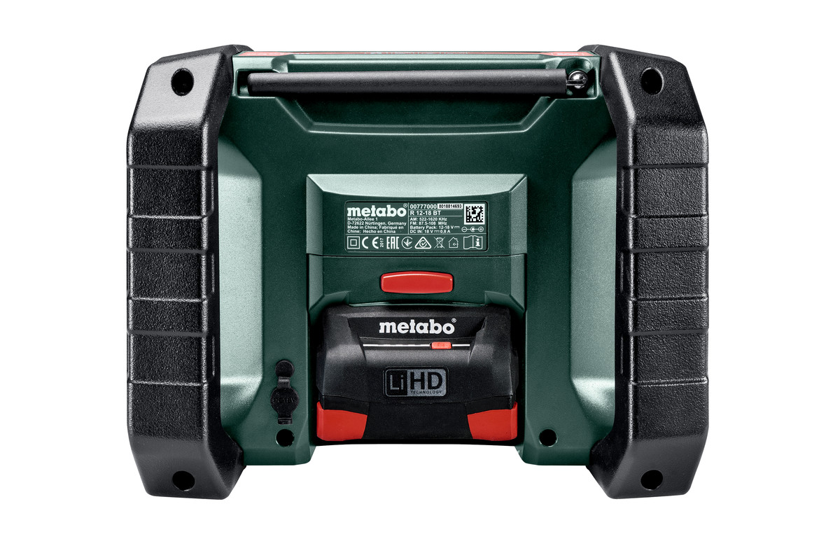 Metabo Akku-Baustellenradio R 12-18 BT
