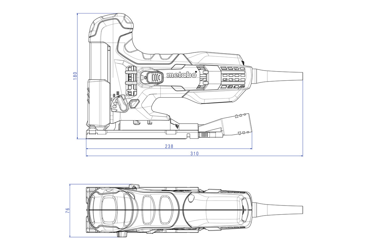 Metabo Stichsäge STE 100 Quick (Kunststoffkoffer)