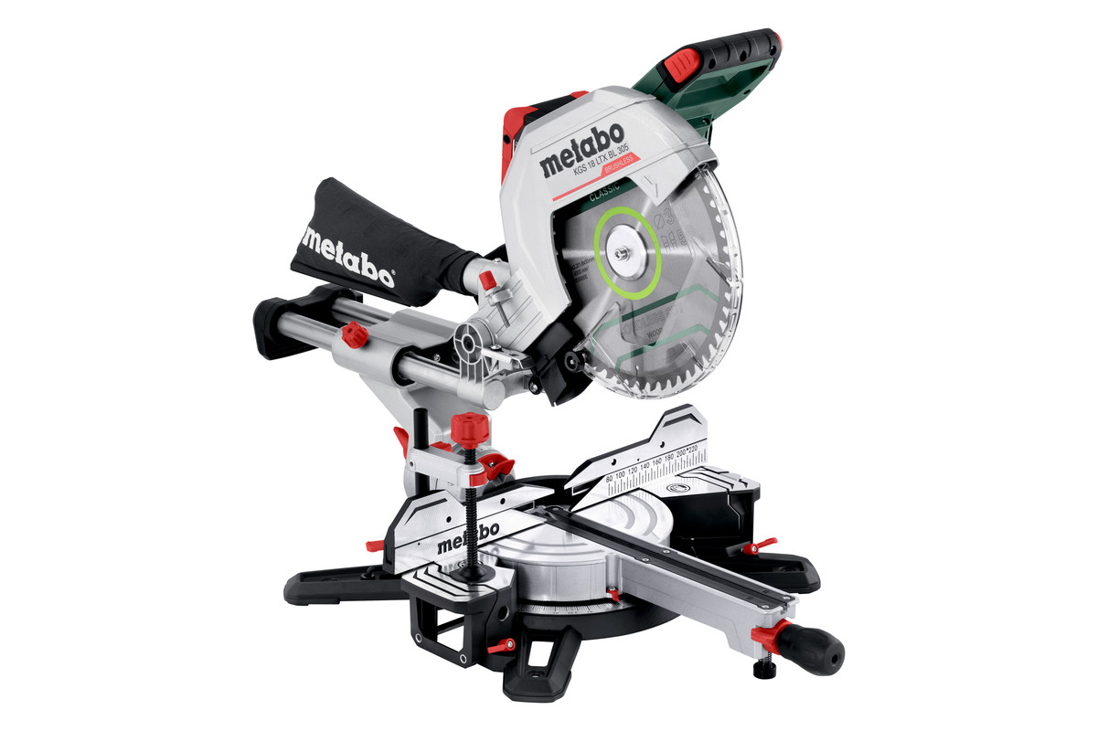 Metabo Akku-Kappsäge KGS 18 LTX BL 305 (2× 8,0 Ah)