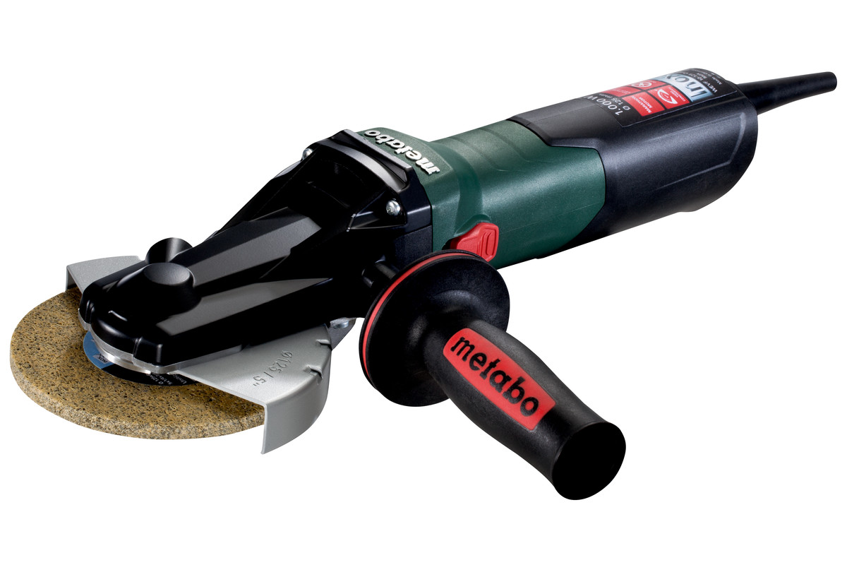 Metabo Flachkopf-Winkelschleifer WEVF 10-125 Quick Inox