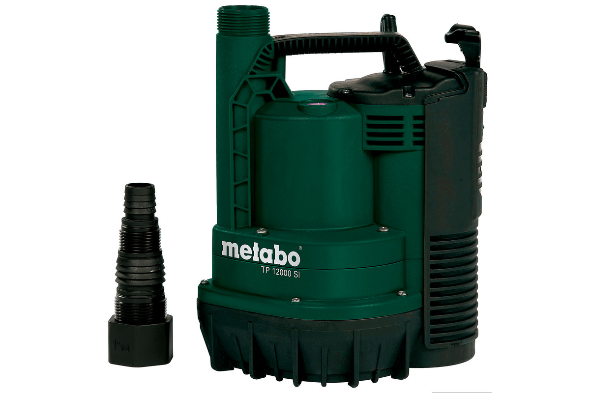 Metabo Flachsaugende Klarwasser-Tauchpumpe TP 12000 SI