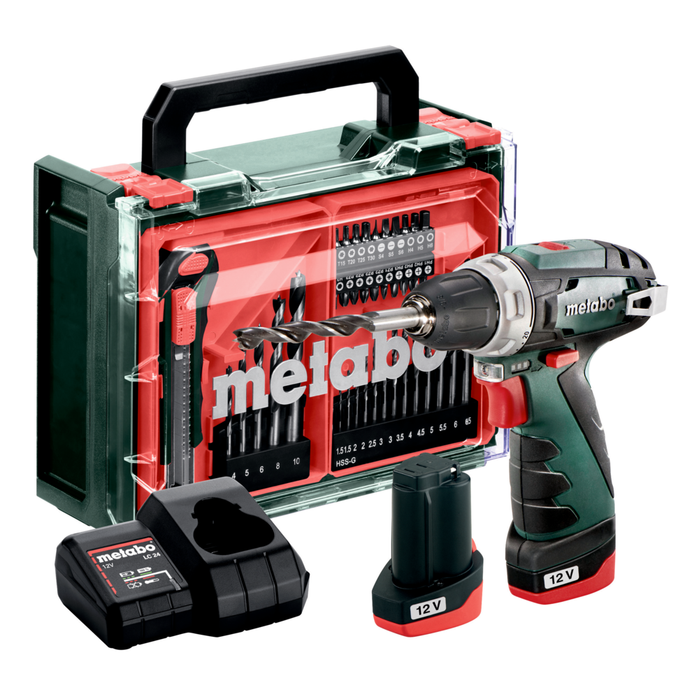 Metabo Akku-Bohrschrauber PowerMaxx BS Basic Set