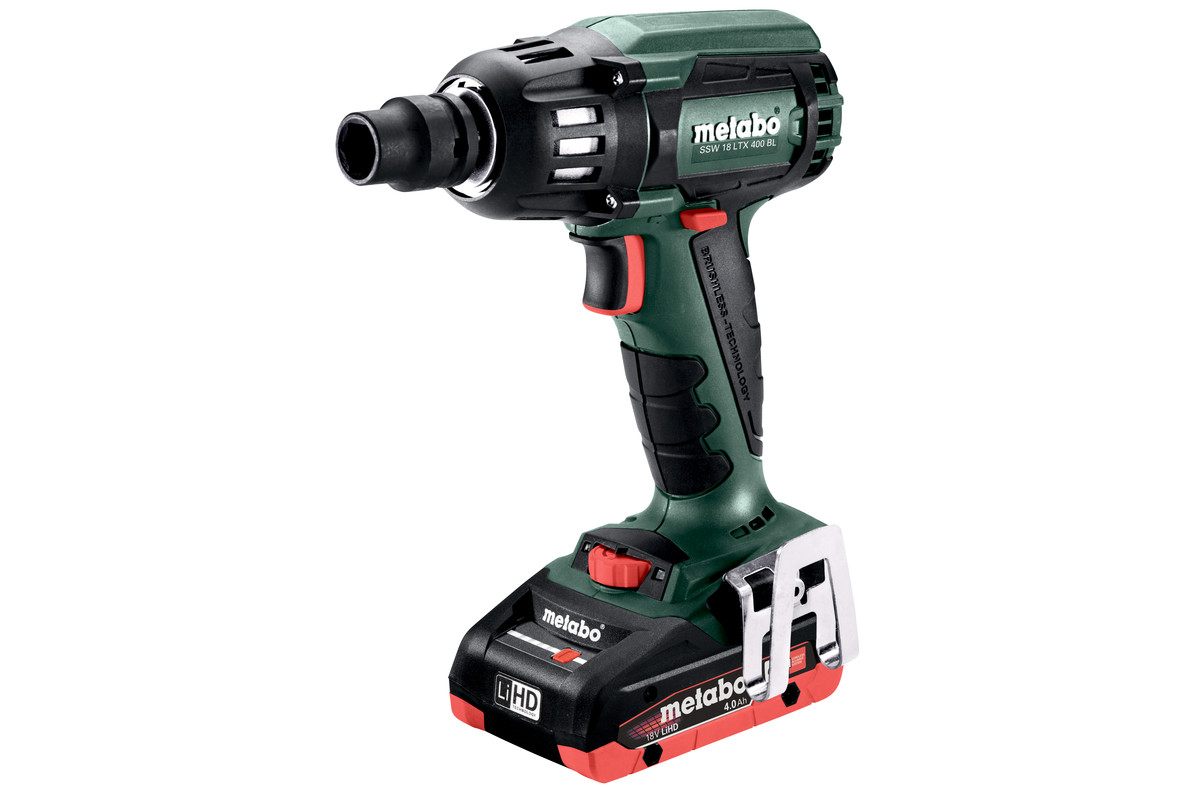 Metabo Akku-Schlagschrauber SSW 18 LTX 400 BL (2× 4,0 Ah)