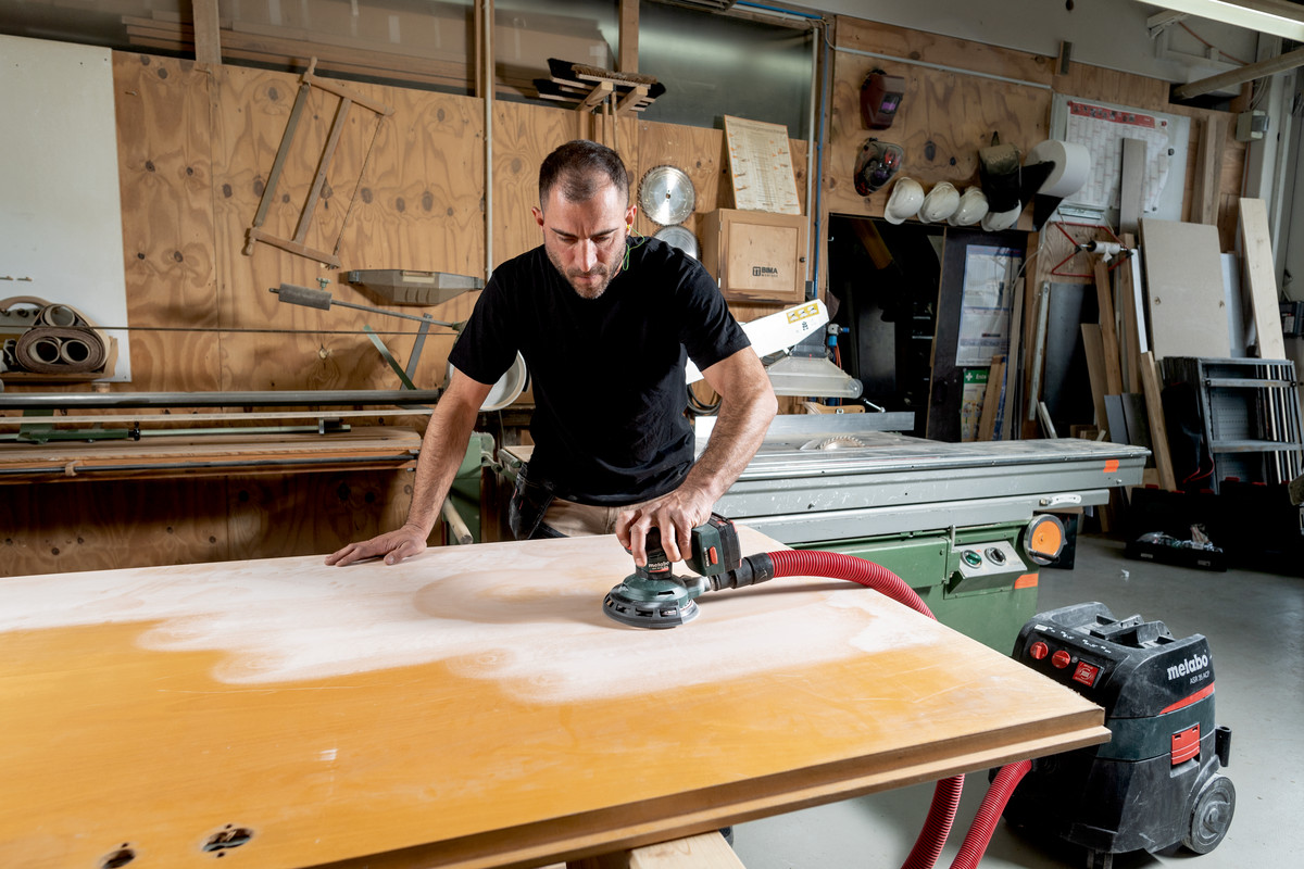 Metabo Akku-Exzenterschleifer SXA 18 LTX 150 BL (Karton)