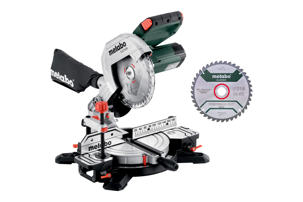 Metabo Kappsäge KS 216 M Set