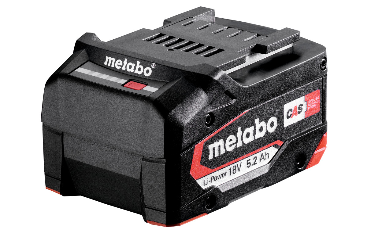 Metabo LiPOWER Akkupack 18 V - 5,2 Ah
