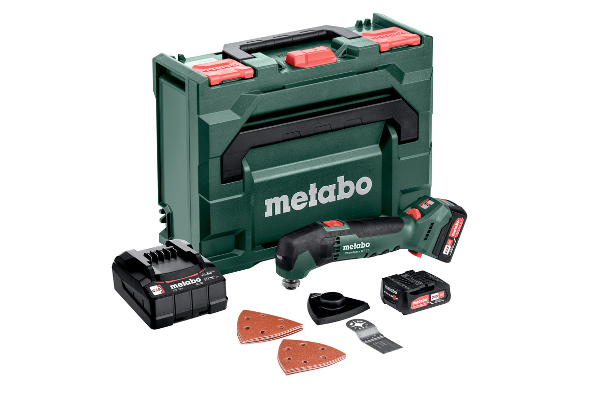 Metabo Akku-Multitool PowerMaxx MT 12 (2× 2,0 Ah, 613089500)