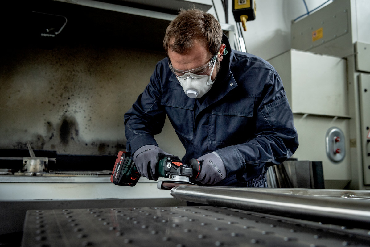 Metabo Akku-Winkelschleifer WVB 18 LT BL 11-125 Quick Inox