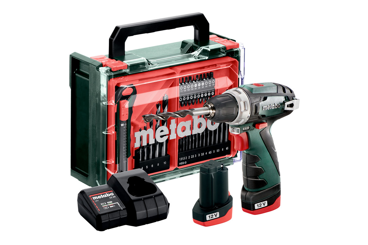 Metabo Akku-Bohrschrauber PowerMaxx BS Basic Set