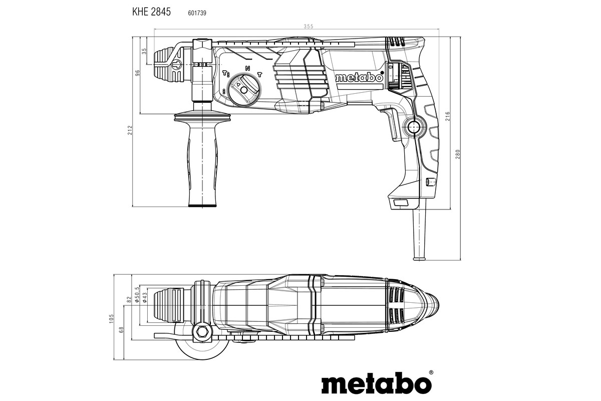Metabo Kombihammer KHE 2845