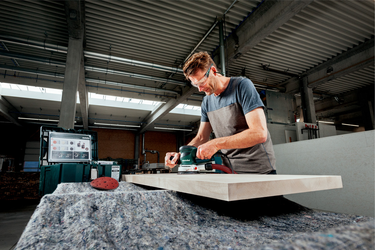 Metabo Exzenterschleifer SXE 450 TurboTec (Karton)