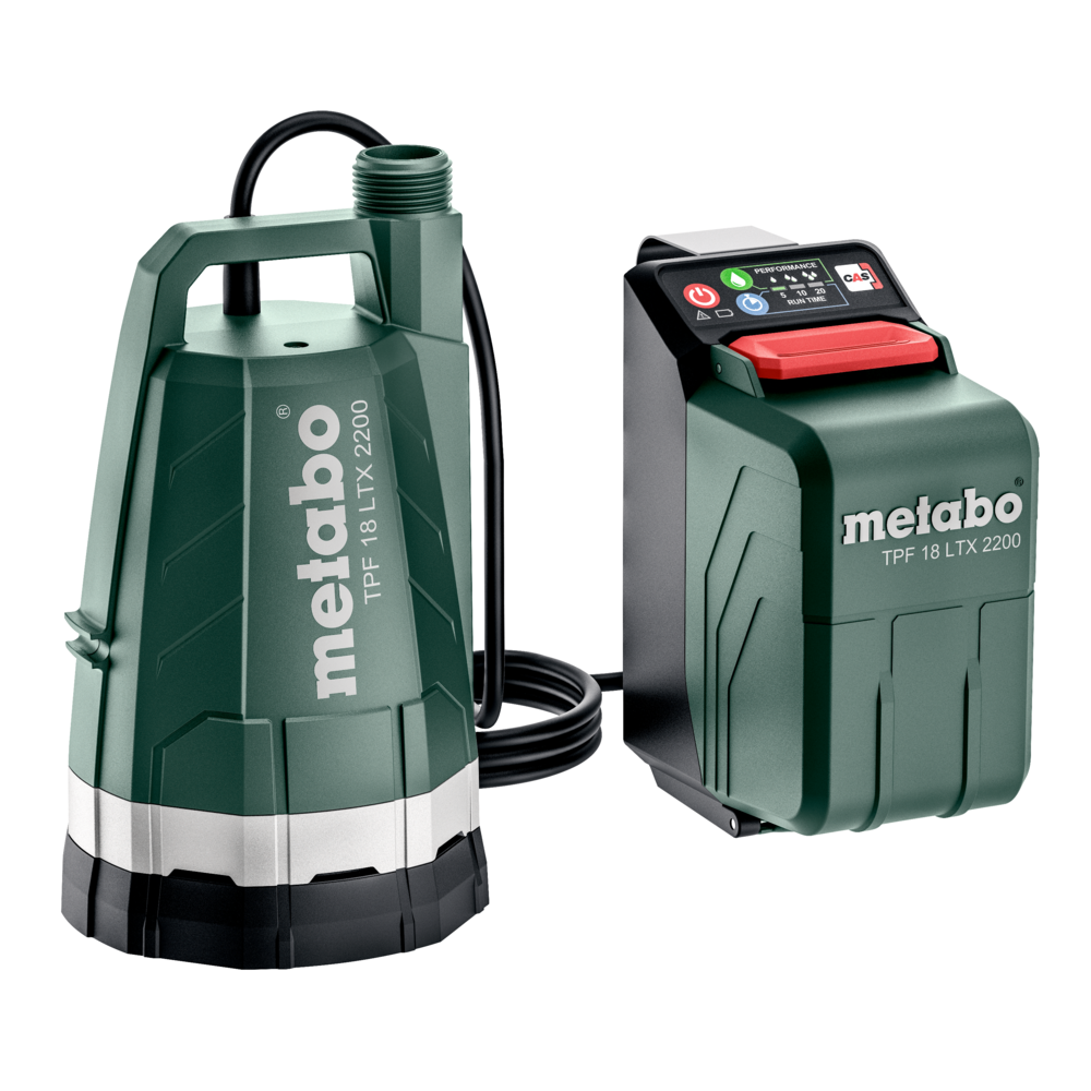 Metabo Akku-Tauch- und Regenfasspumpe TPF 18 LTX 2200