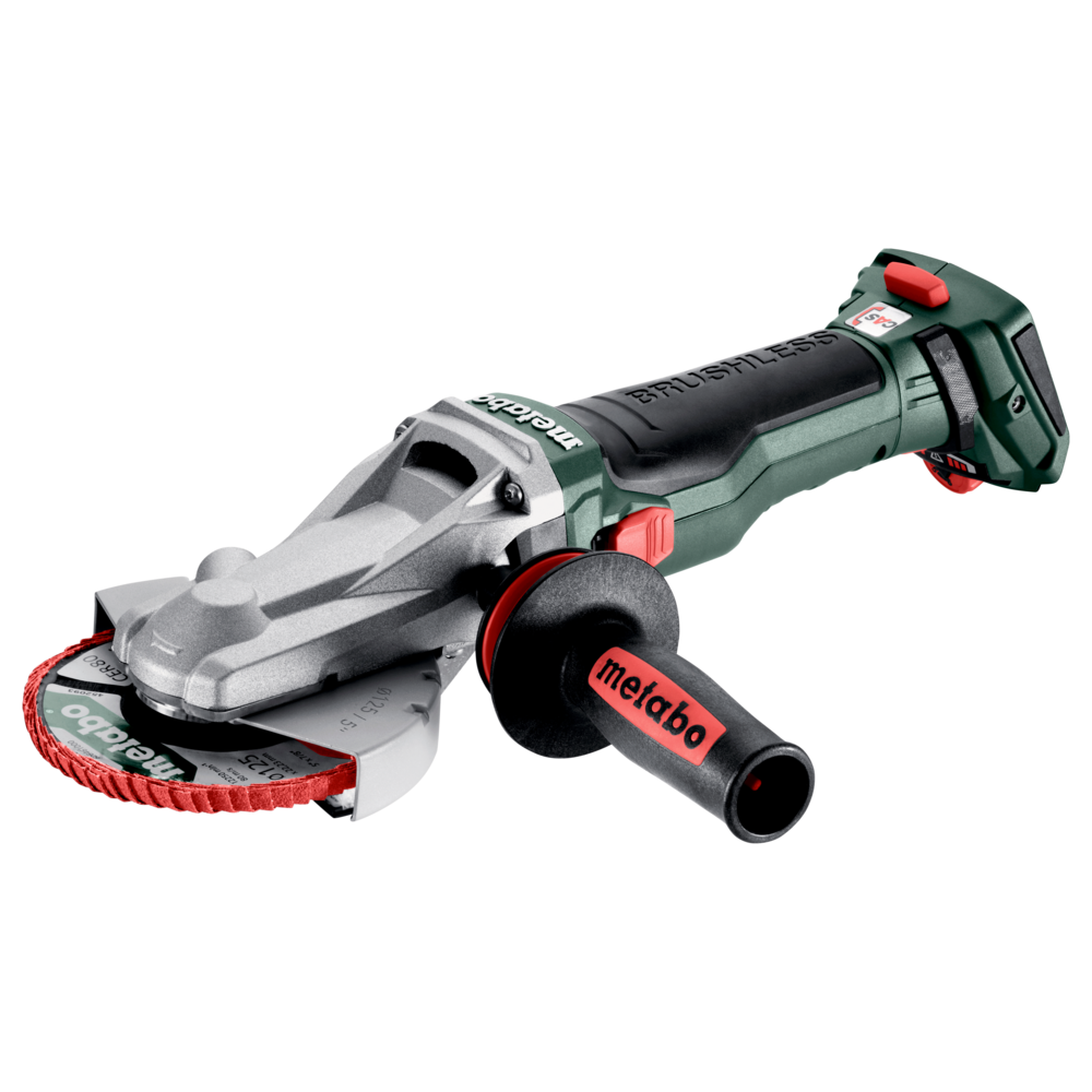 Metabo Akku-Flachkopf-Winkelschleifer WVBF 18 LTX BL 15-125 Quick