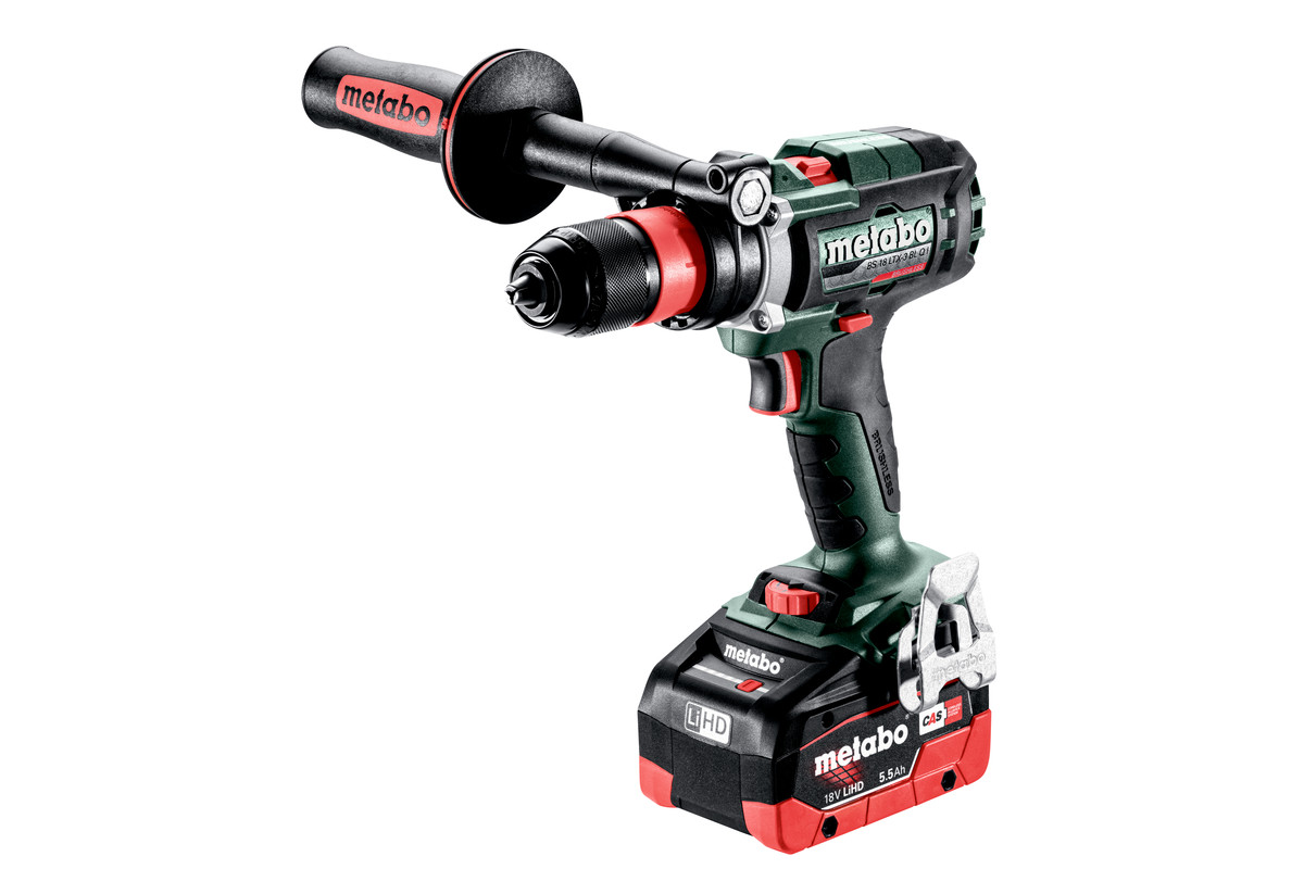 Metabo Akku-3-Gang-Bohrschrauber BS 18 LTX-3 BL Q I (2× 5,5 Ah)