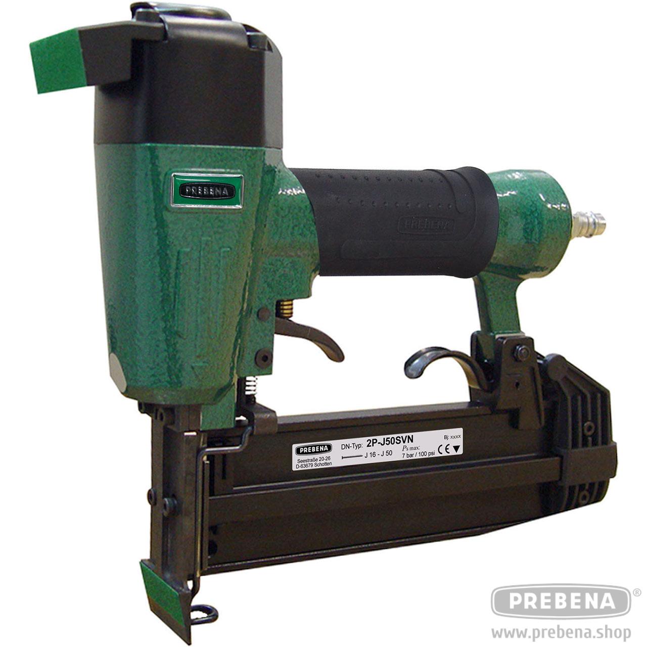 PREBENA 2P-J50SVN-T Druckluft-Glasleistennagler für 16-50mm