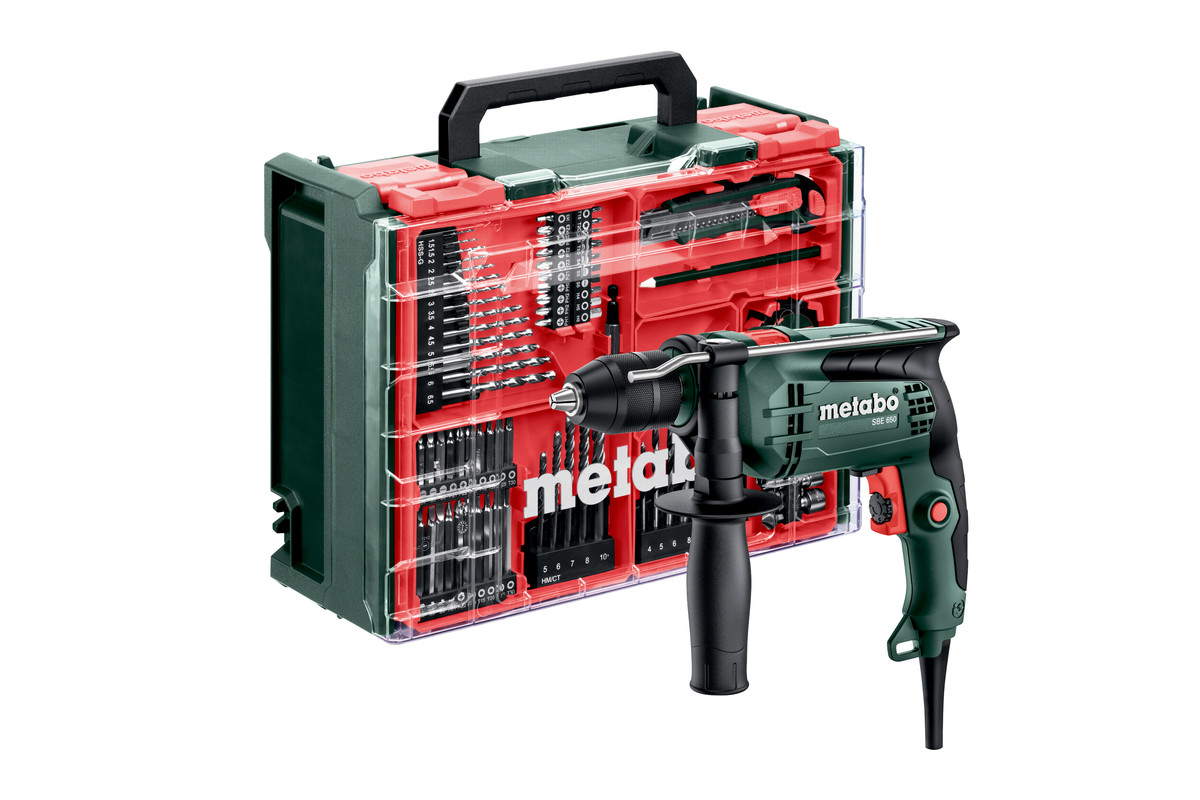 Metabo Schlagbohrmaschine SBE 650 Set