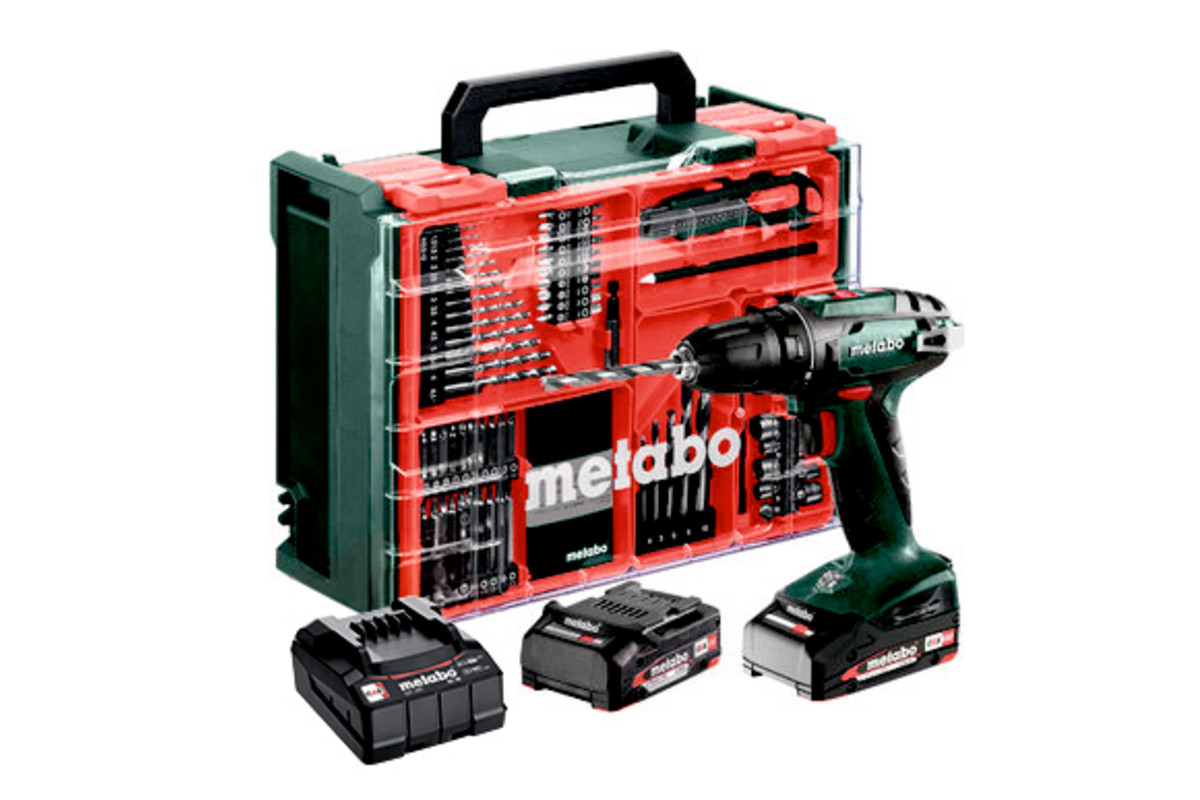 Metabo Akku-Bohrschrauber BS 18 Set (Kunststoffkoffer)