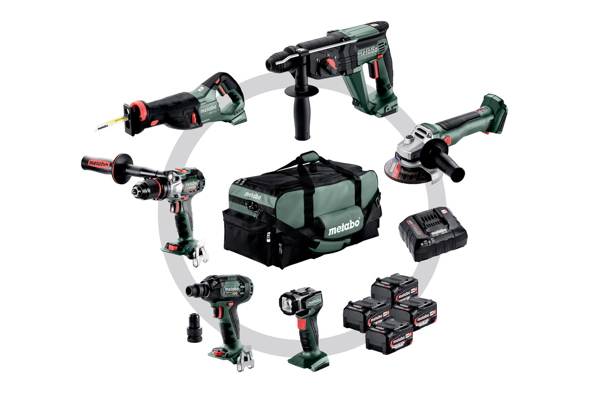 Metabo Akku Combo Set Bauhandwerk 6.1