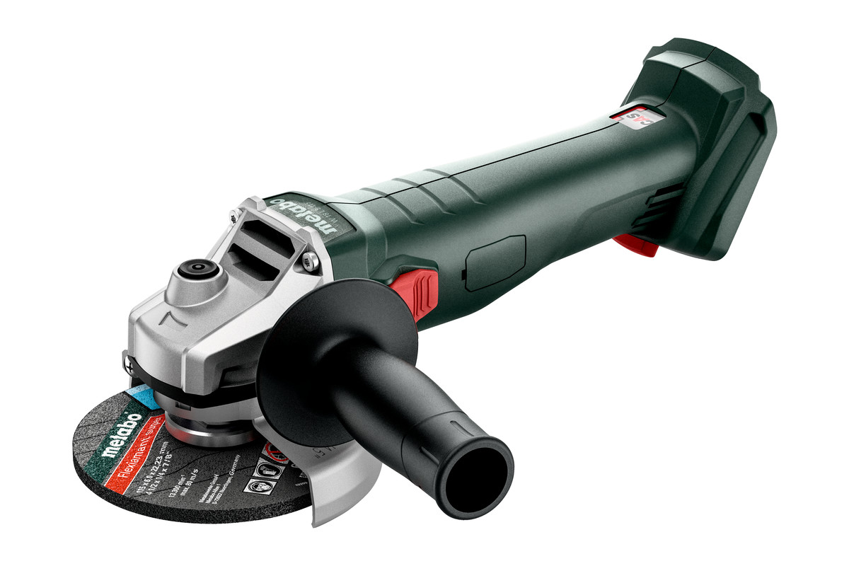 Metabo Akku-Winkelschleifer W 18 L 9-115 (metaBOX 165 L)