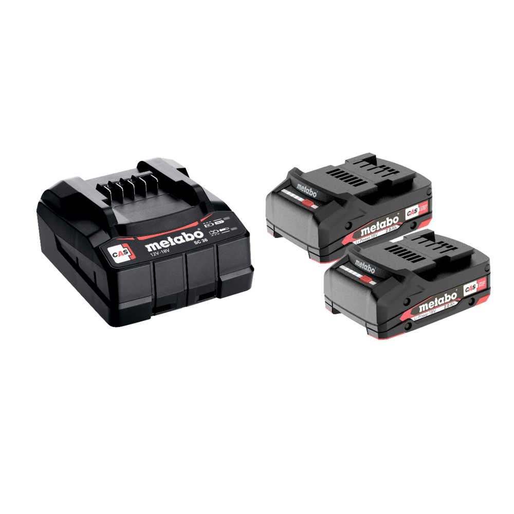 Metabo Basis-Set 2 x 2.0 Ah