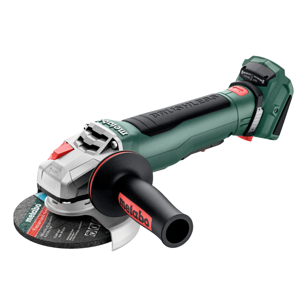 Metabo Akku-Winkelschleifer WPB 18 LT BL 11-125 Quick (ohne Akku, metaBOX 165 L)